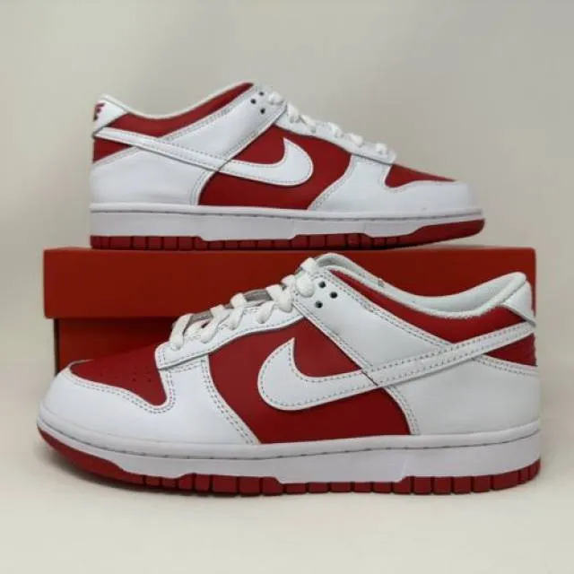 Nike Dunk Low GS Championship Red White 2021 Kid Grade S...