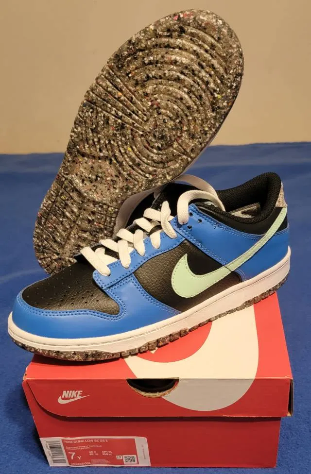 Nike dunk low gs - crater blue black