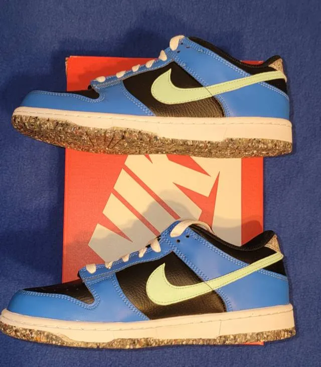 Nike dunk low gs - crater blue black