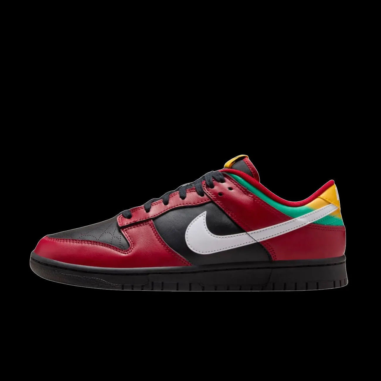 Nike Dunk Low Retro LTD (Black/White-Gym Red-University Gold)