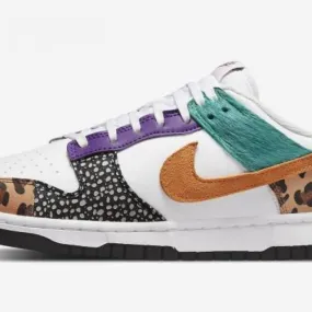 Nike dunk low se safari mix animal print 2022