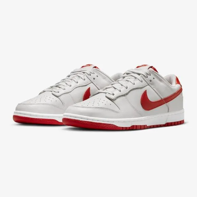 Nike Dunk Low (Vast Grey Varsity Red/ White) Men US 8-13...