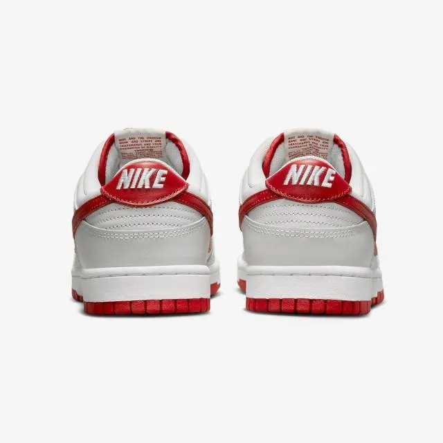 Nike Dunk Low (Vast Grey Varsity Red/ White) Men US 8-13...