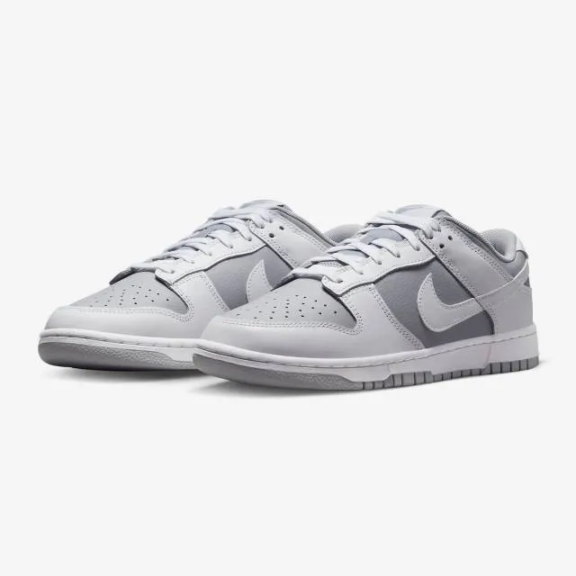 Nike dunk low (white neutral grey/ white/ neutral grey) men us 8-13 dj6188-003