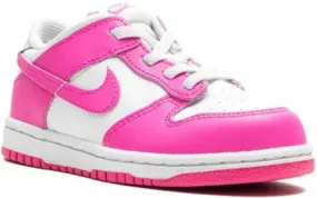 Nike Kids Dunk Low TD White Laser Fuschia sneakers