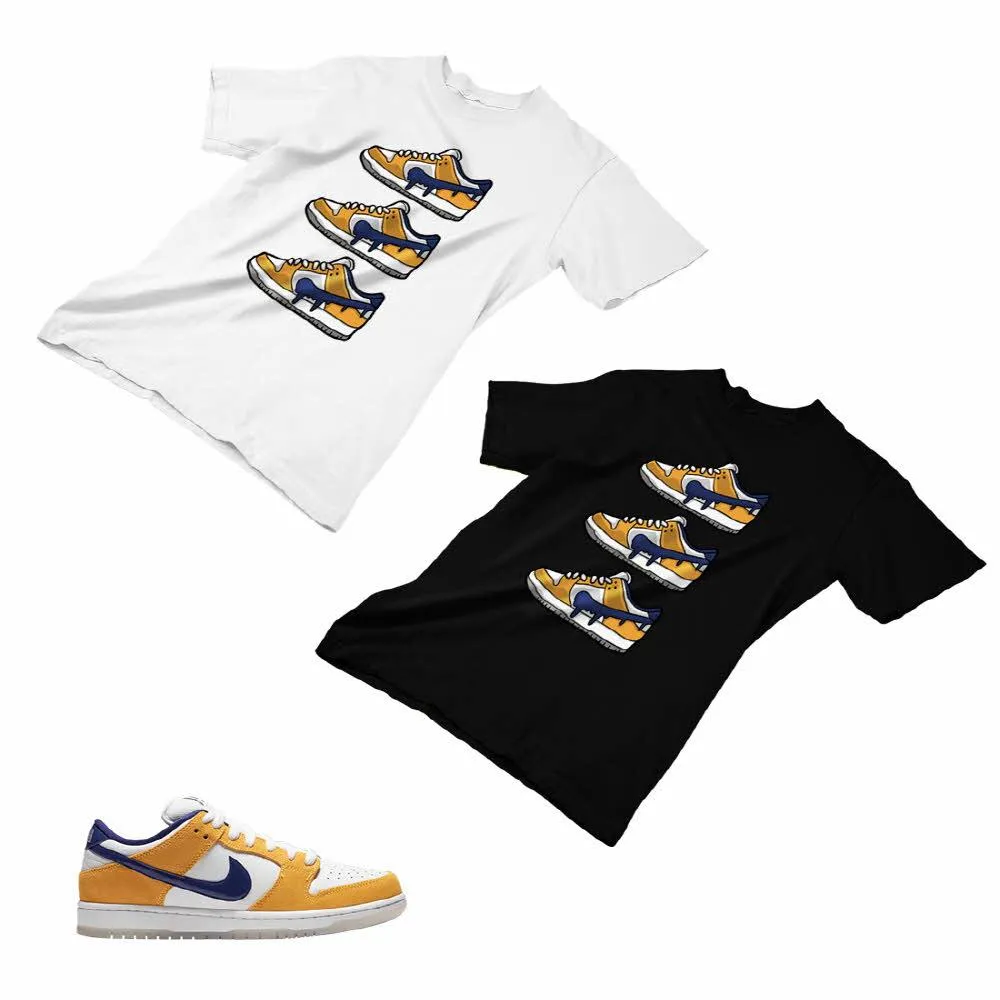 Nike SB Dunk Laser Orange Matching Custom Designed T shirt ND 1-3-11