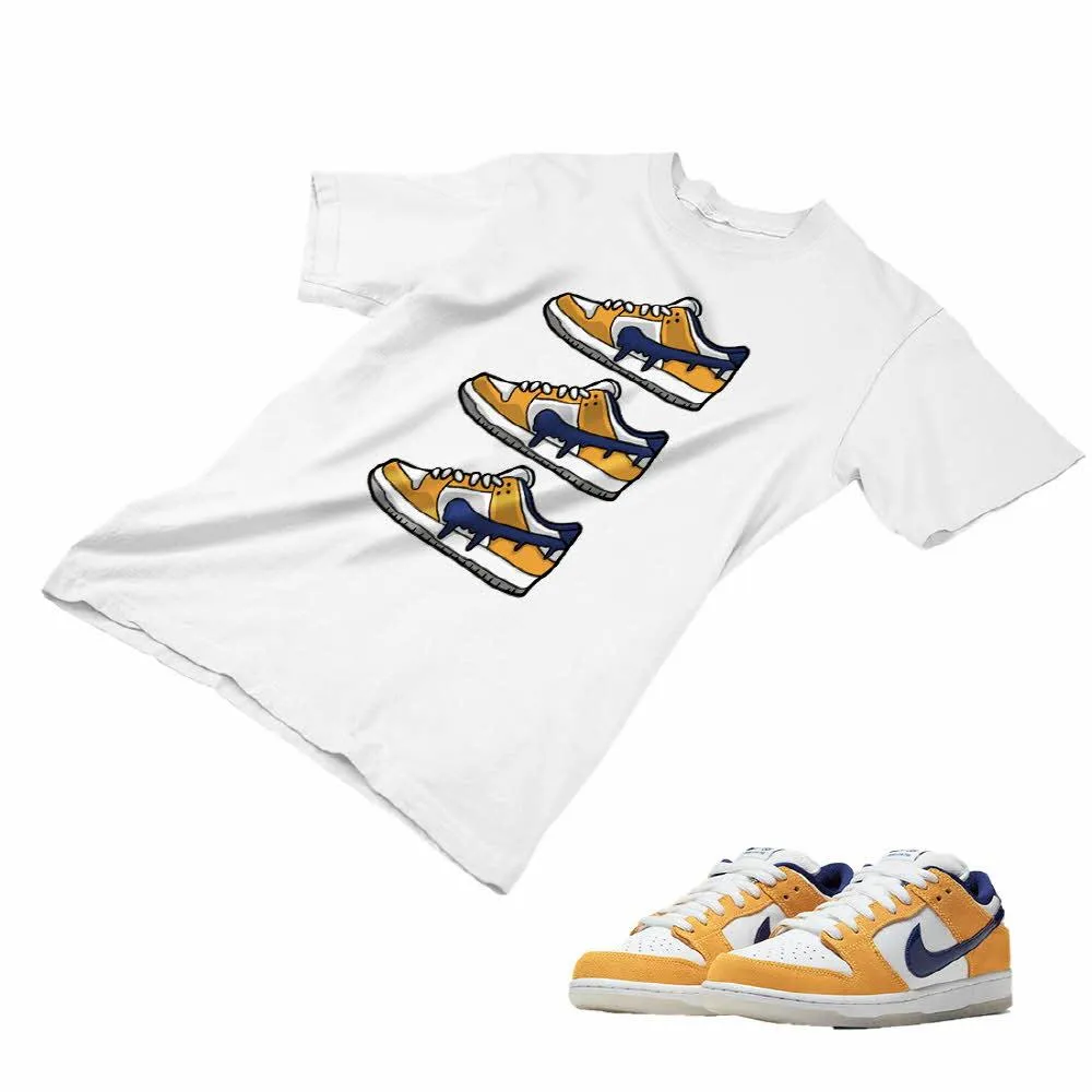 Nike SB Dunk Laser Orange Matching Custom Designed T shirt ND 1-3-11