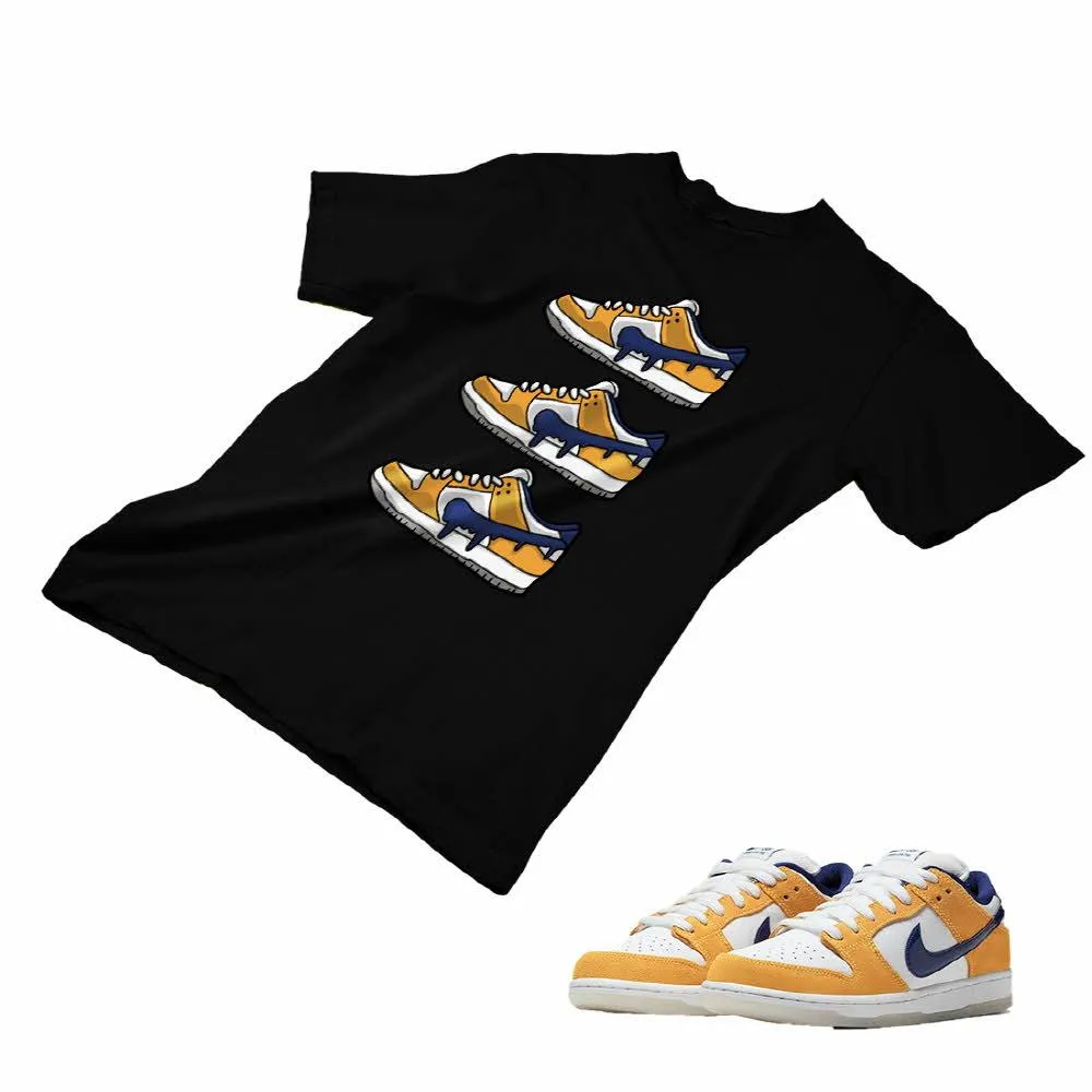 Nike SB Dunk Laser Orange Matching Custom Designed T shirt ND 1-3-11