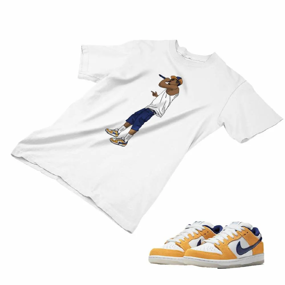 Nike SB Dunk Laser Orange Matching Custom Designed T shirt ND 1-3-4