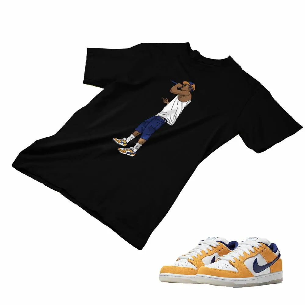 Nike SB Dunk Laser Orange Matching Custom Designed T shirt ND 1-3-4