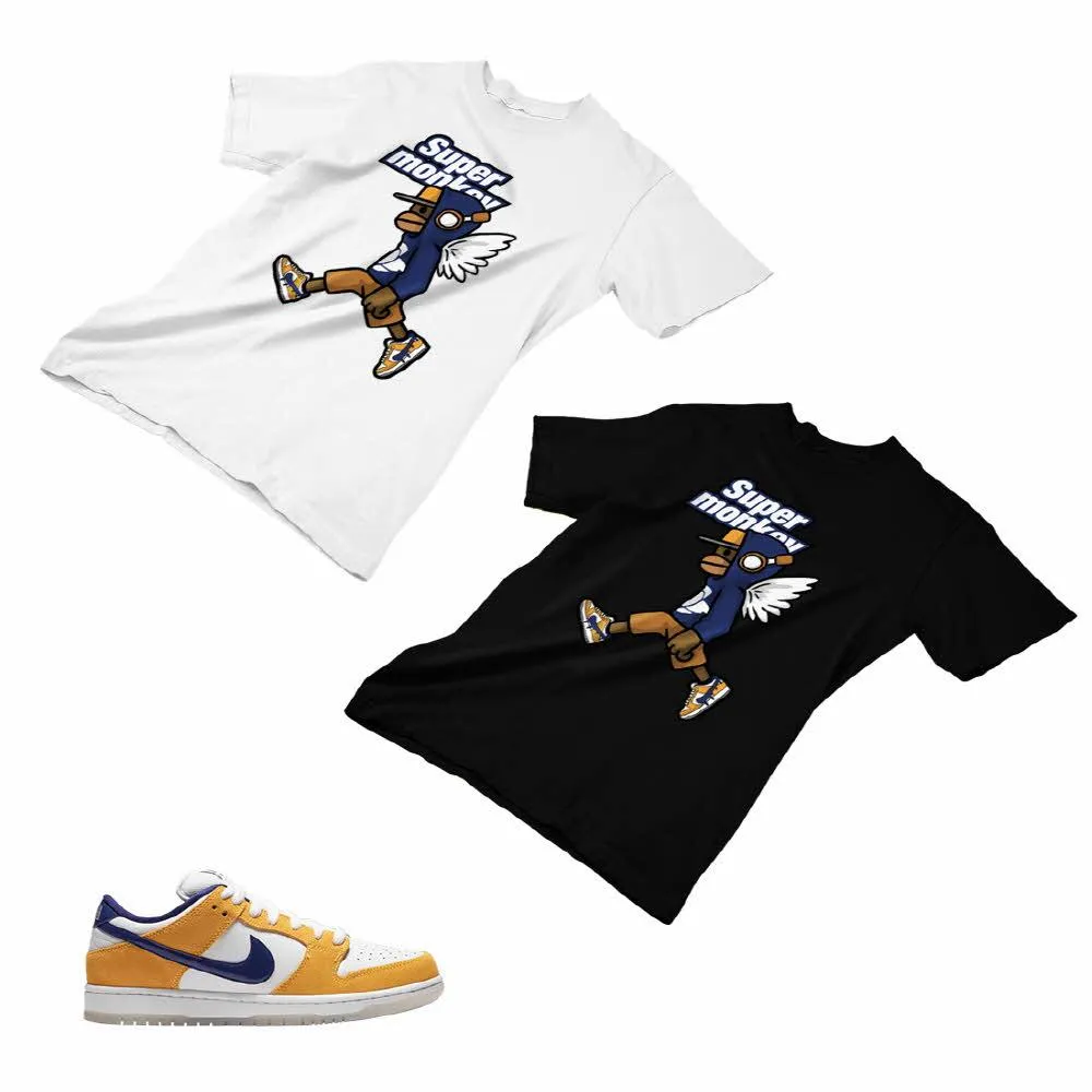 Nike SB Dunk Laser Orange Matching Custom Designed T shirt ND 1-3-9