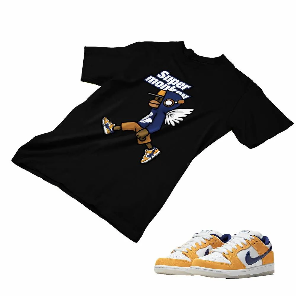 Nike SB Dunk Laser Orange Matching Custom Designed T shirt ND 1-3-9