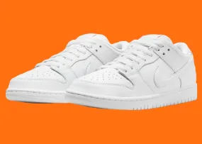 NIKE SB DUNK LOW ISO WHITE LEATHER