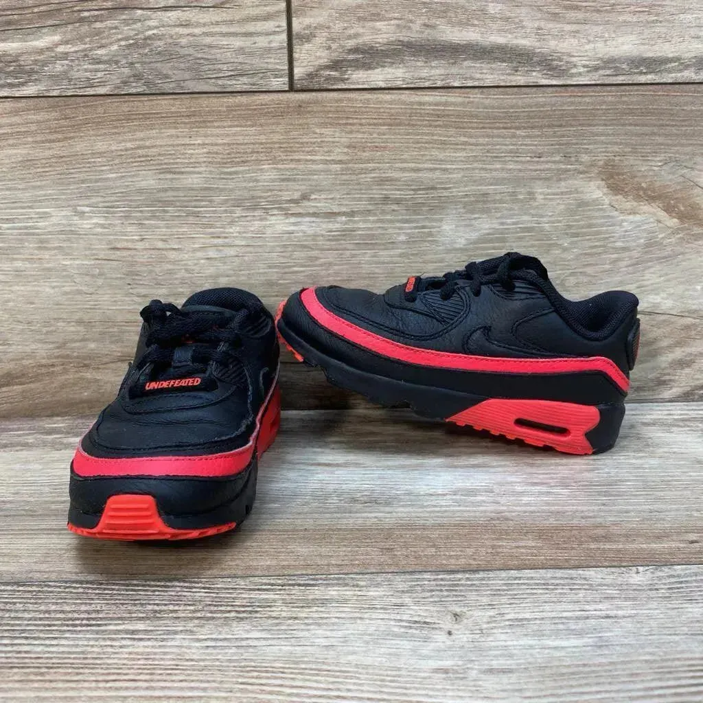 Nike Undefeated x Air Max 90 TD 'Black Solar Red' Sneakers sz 10c-