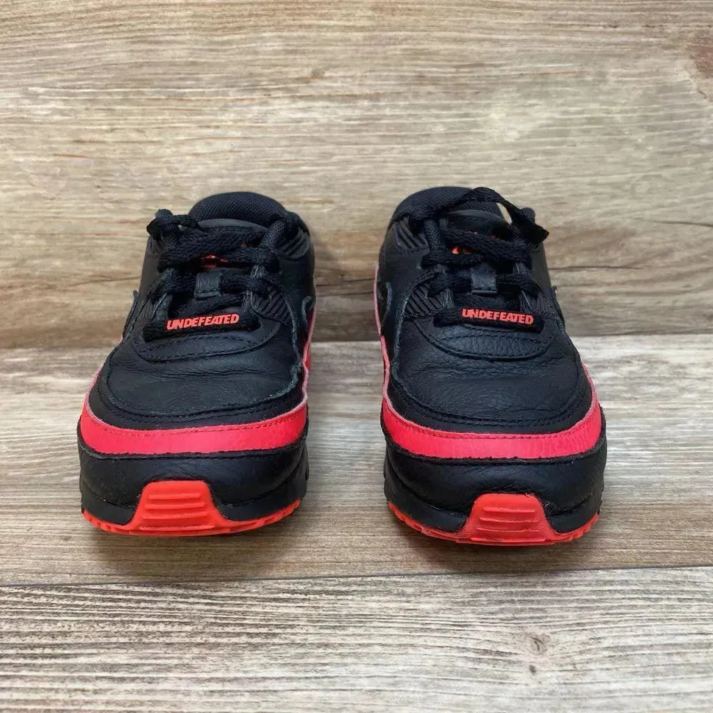 Nike Undefeated x Air Max 90 TD 'Black Solar Red' Sneakers sz 10c-