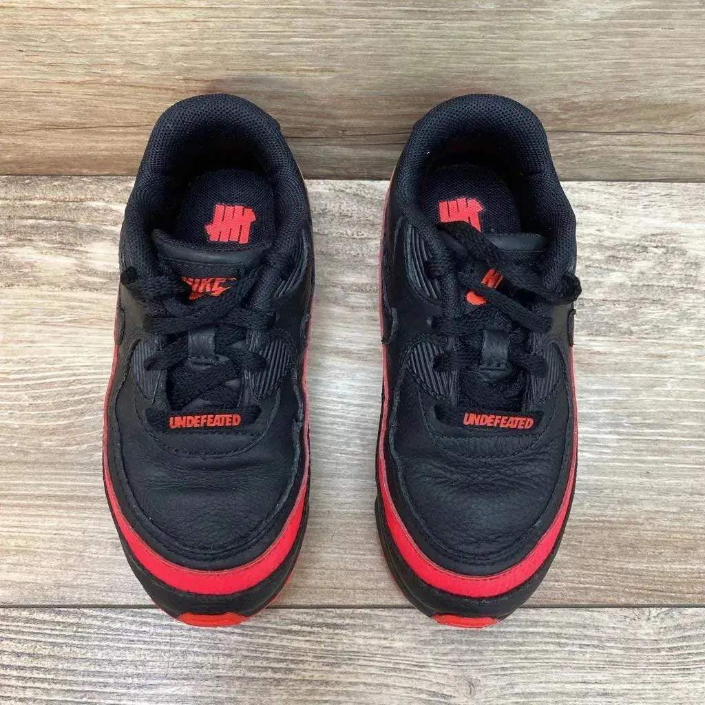 Nike Undefeated x Air Max 90 TD 'Black Solar Red' Sneakers sz 10c-