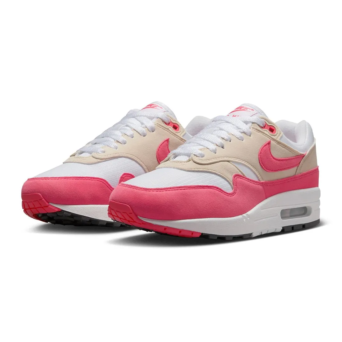 Nike Women Air Max 1 (white / aster pink-lt orewood brn-black)