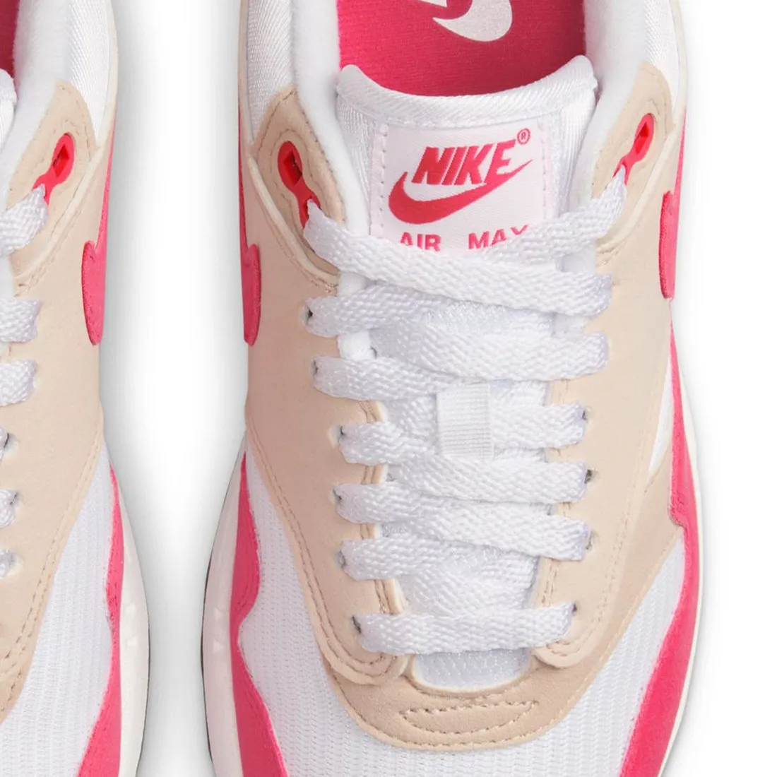 Nike Women Air Max 1 (white / aster pink-lt orewood brn-black)