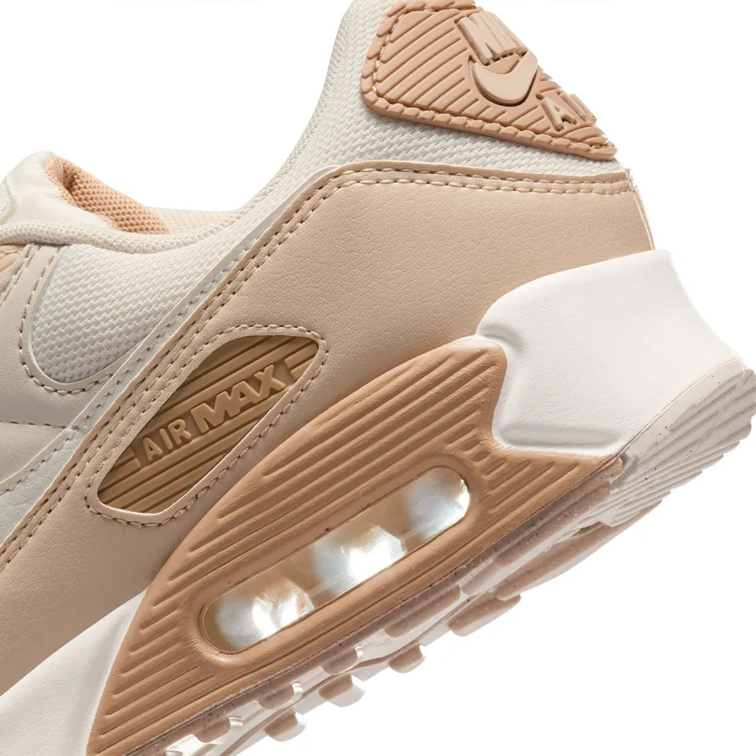 Nike Women Air Max 90 (phantom / sail-sanddrift-lt orewood brn)