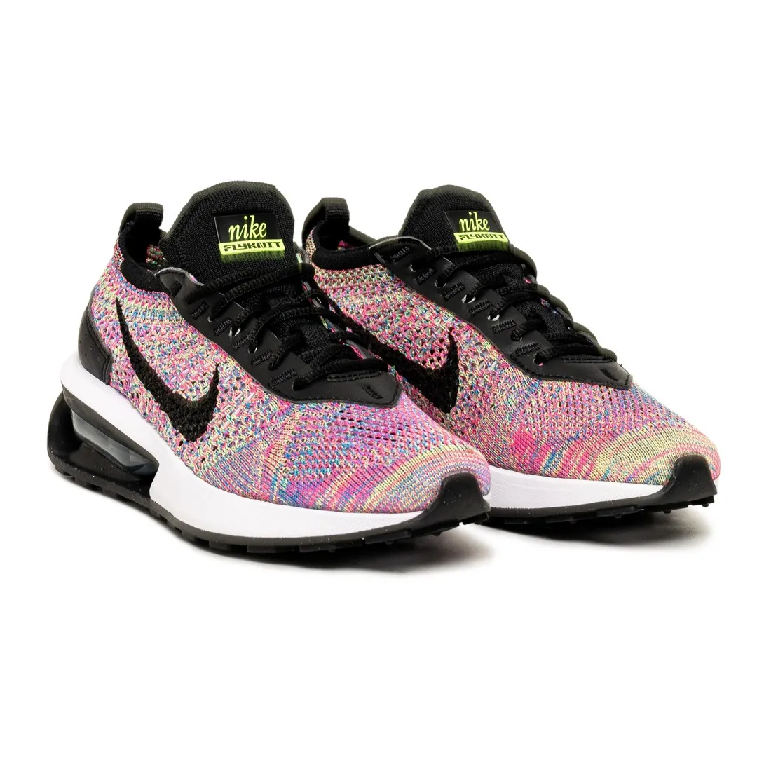 Nike Women Air Max Flyknit Racer (ghost green / black-pink blast-photo blue)