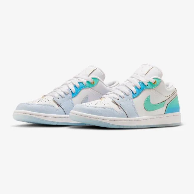 Nike Women's Air Jordan 1 Low SE (Emerald Rise/ White/ W...