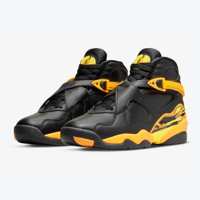 Nike Women's Air Jordan 8 Retro (Taxi/ Black/ Taxi/ Opti...