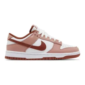 Nike women's dunk low (red stardust/ rugged orange/ white) s