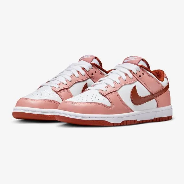 Nike women's dunk low (red stardust/ rugged orange/ white) s