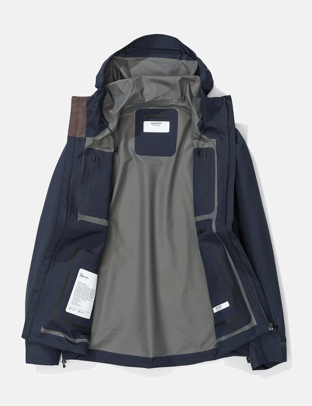 Norse Projects Fyn Shell Gore-Tex Jacket - Dark Navy Blue