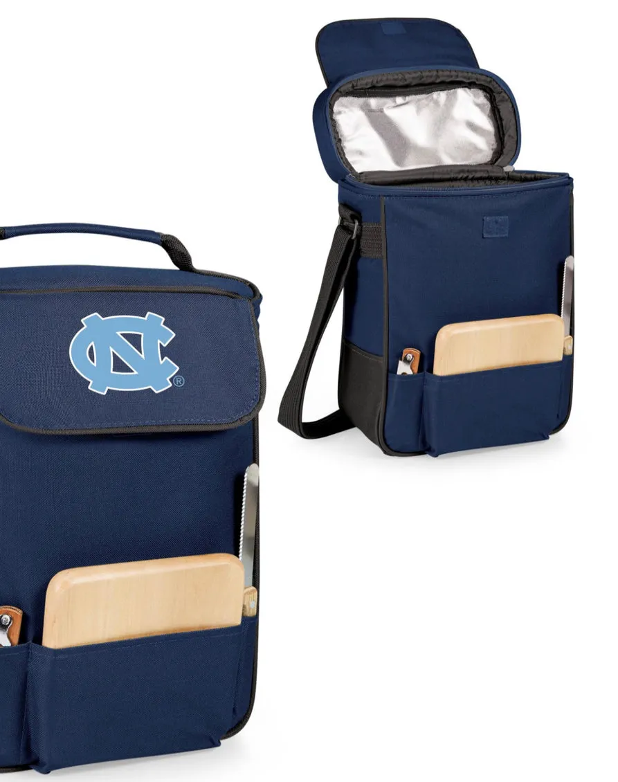 North Carolina Tar Heels - Duet Wine & Cheese Tote (Navy Blue)