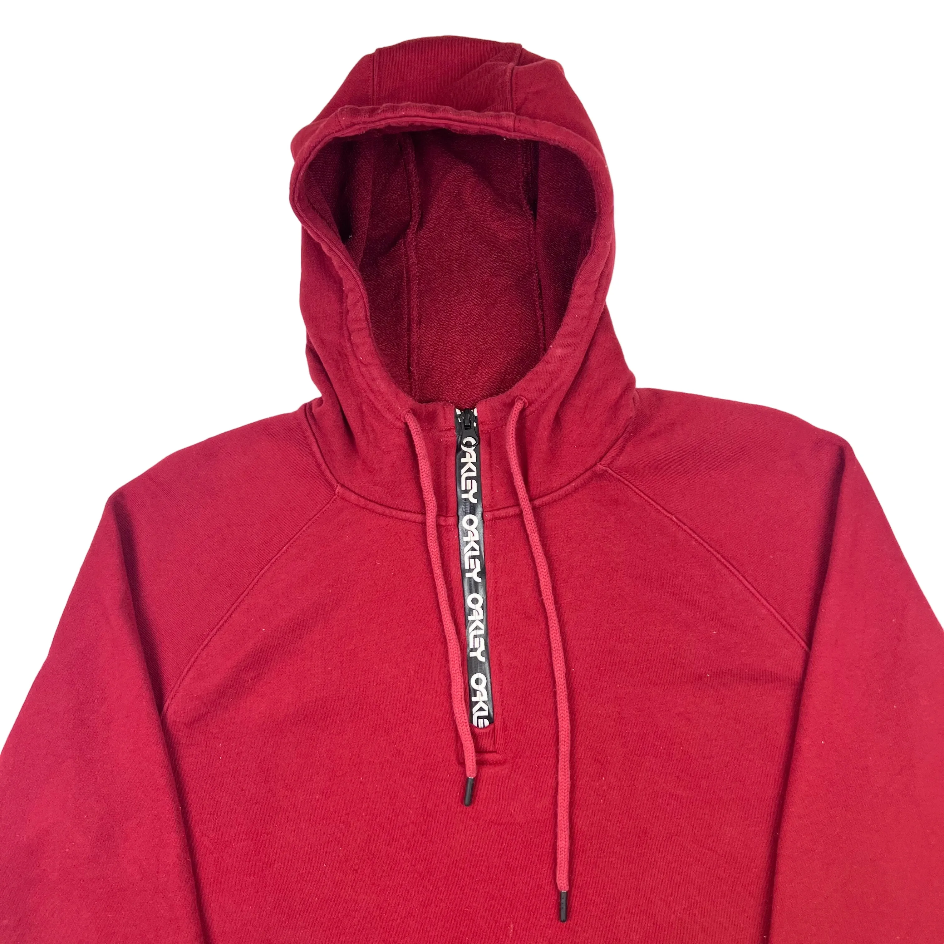 Oakley Pullover Hooded Sweatshirt Red