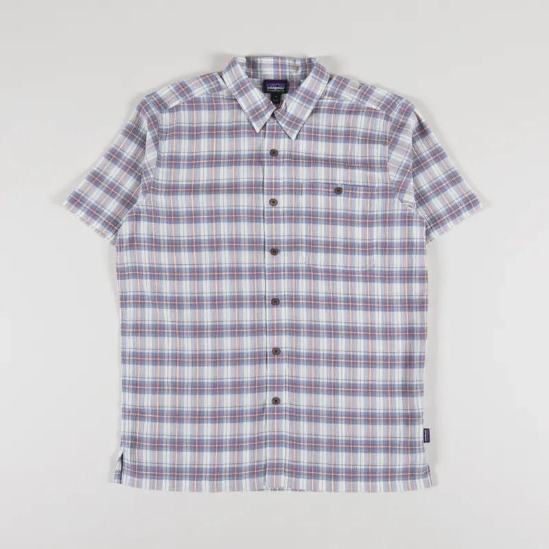 Patagonia A/C Shirt Breezy Plaid Steam Blue