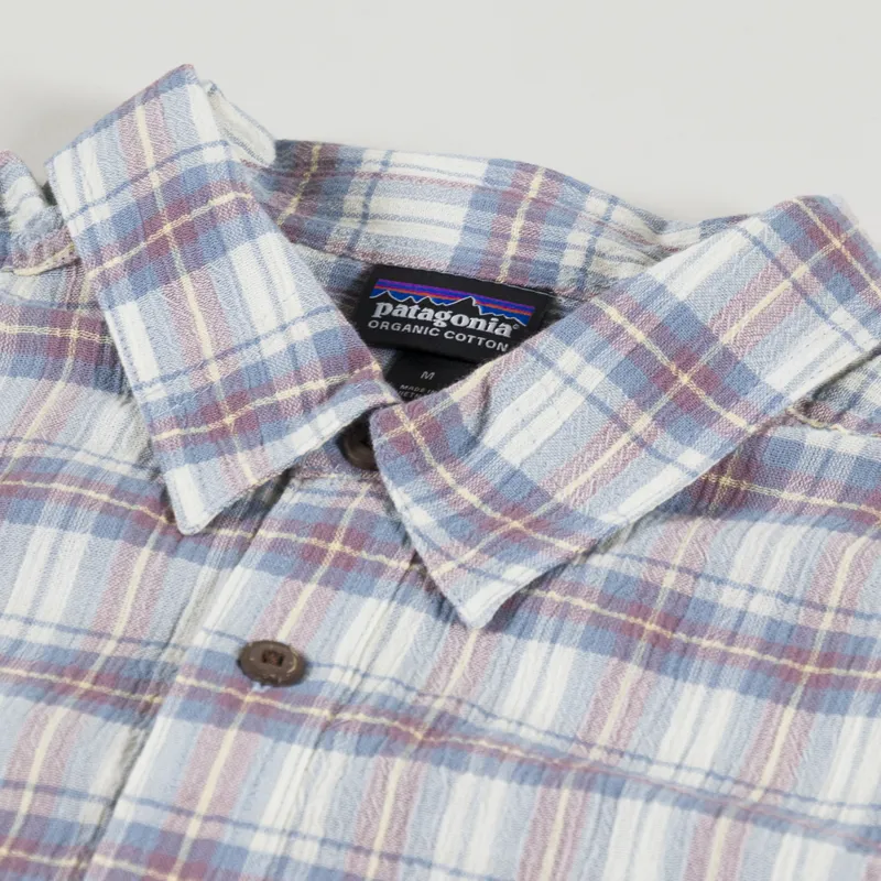 Patagonia A/C Shirt Breezy Plaid Steam Blue