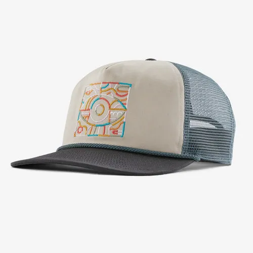 Patagonia Air Farer Cap:  Lose It Lines - Pumice