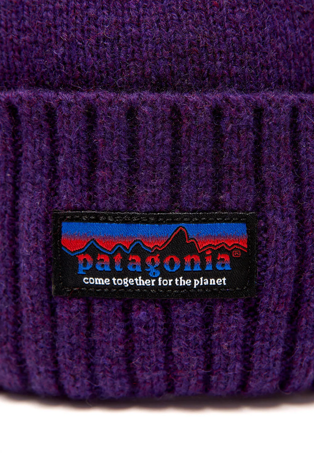 Patagonia Brodeo Beanie - Purple/Together Label