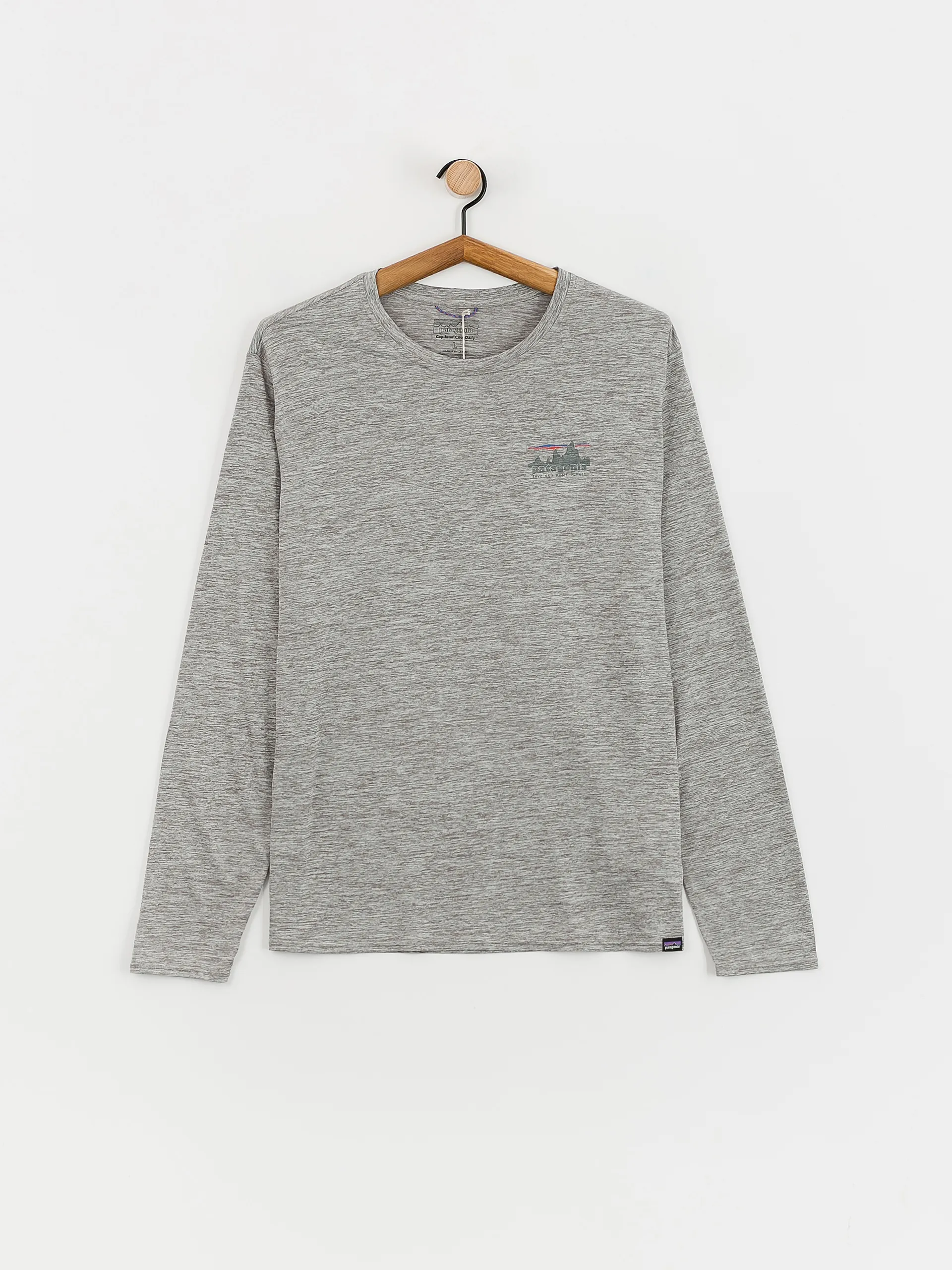 Patagonia Cap Cool Daily Graphic Longsleeve (73 skyline feather grey)