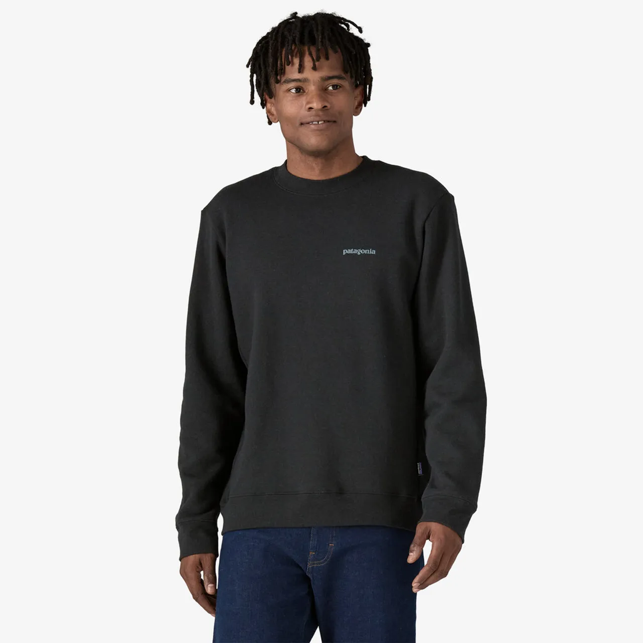 Patagonia Fitz Roy Icon Uprisal Crew: Ink Black