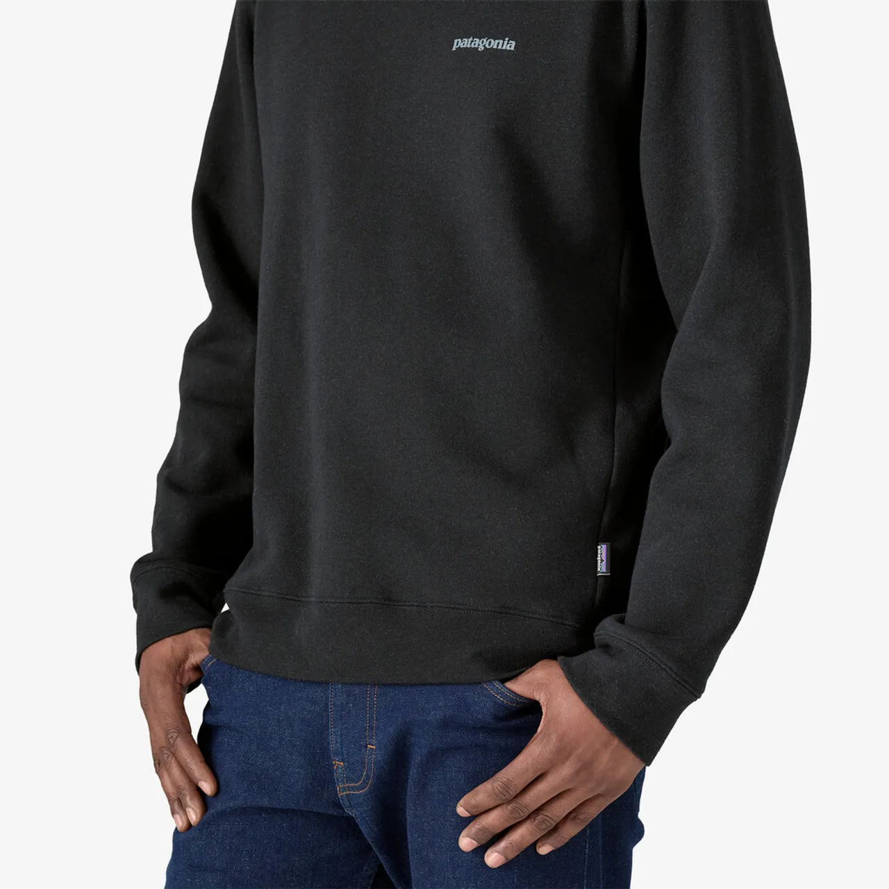 Patagonia Fitz Roy Icon Uprisal Crew: Ink Black