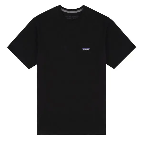 Patagonia P-6 Label Pocket Responsibili-Tee Black