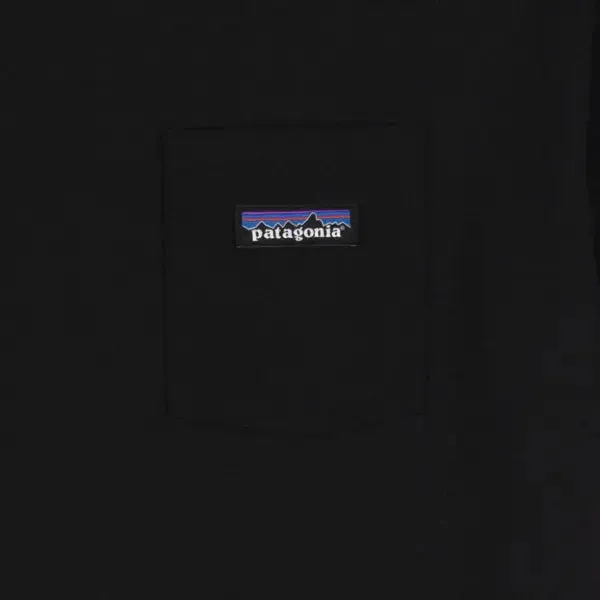 Patagonia P-6 Label Pocket Responsibili-Tee Black