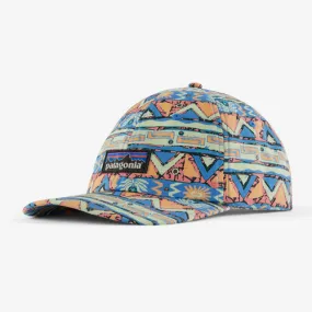 Patagonia P-6 Label Trad Cap: High Hopes Geo Small - Salamander Green