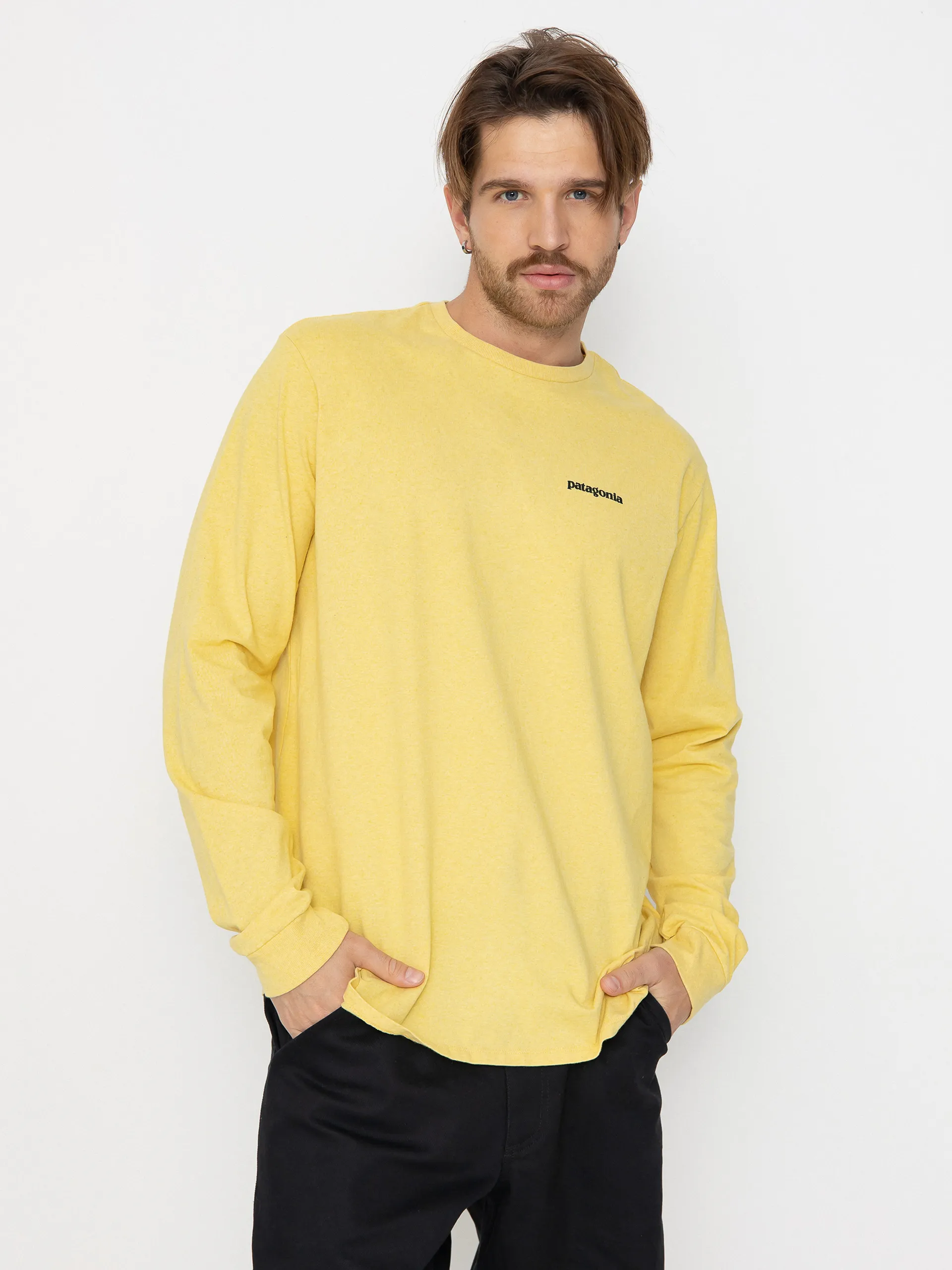 Patagonia P-6 Logo Responsibili Longsleeve (milled yellow)