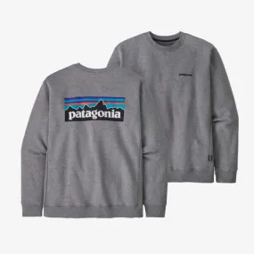 Patagonia P-6 Logo Uprisal Crew Sweatshirt: Gravel Heather