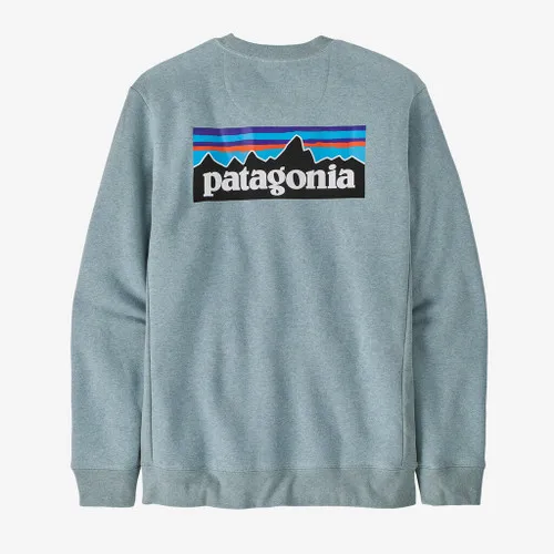 Patagonia P-6 Logo Uprisal Crew Sweatshirt: Thermal Blue