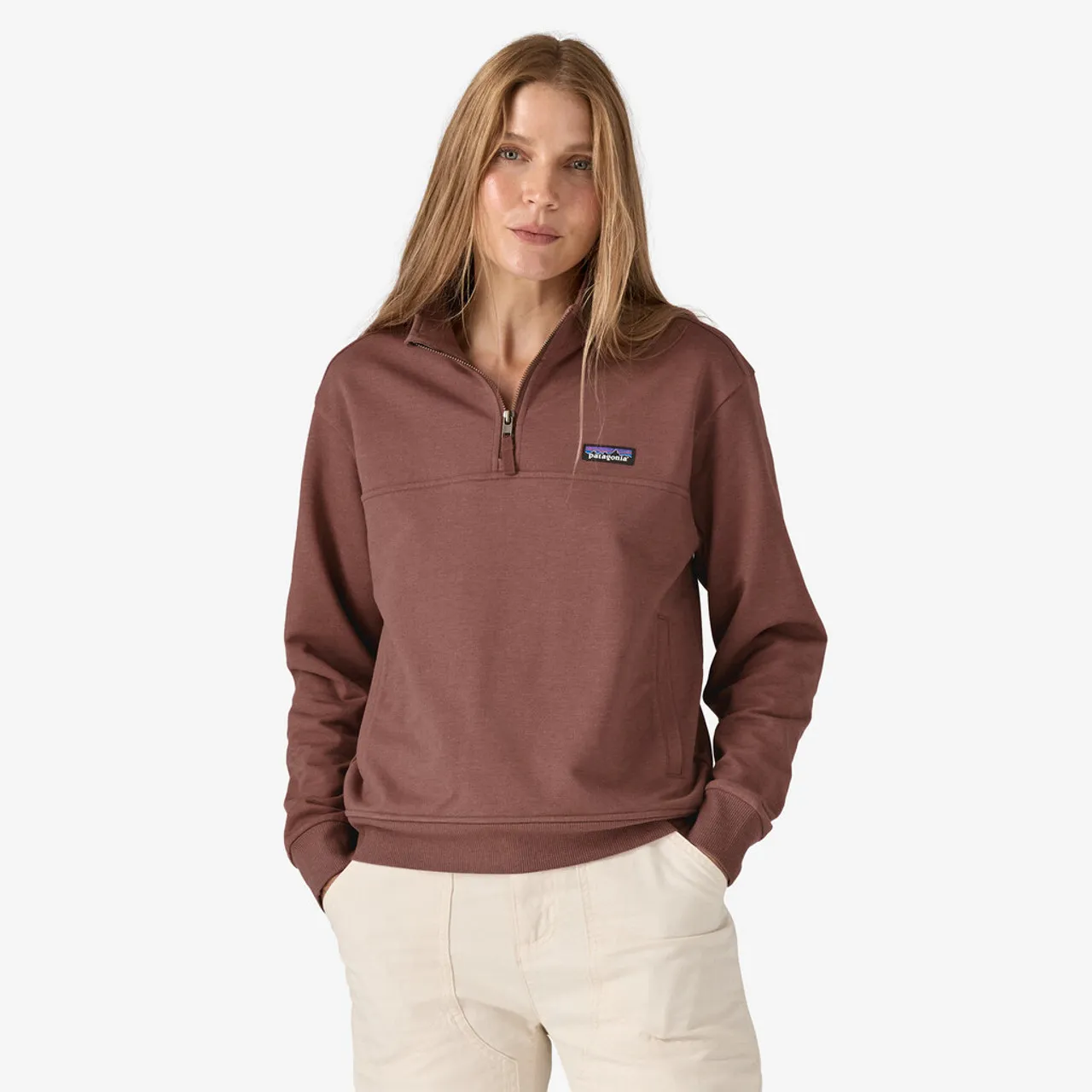 Patagonia Women's Ahnya Pullover: Dulse Mauve