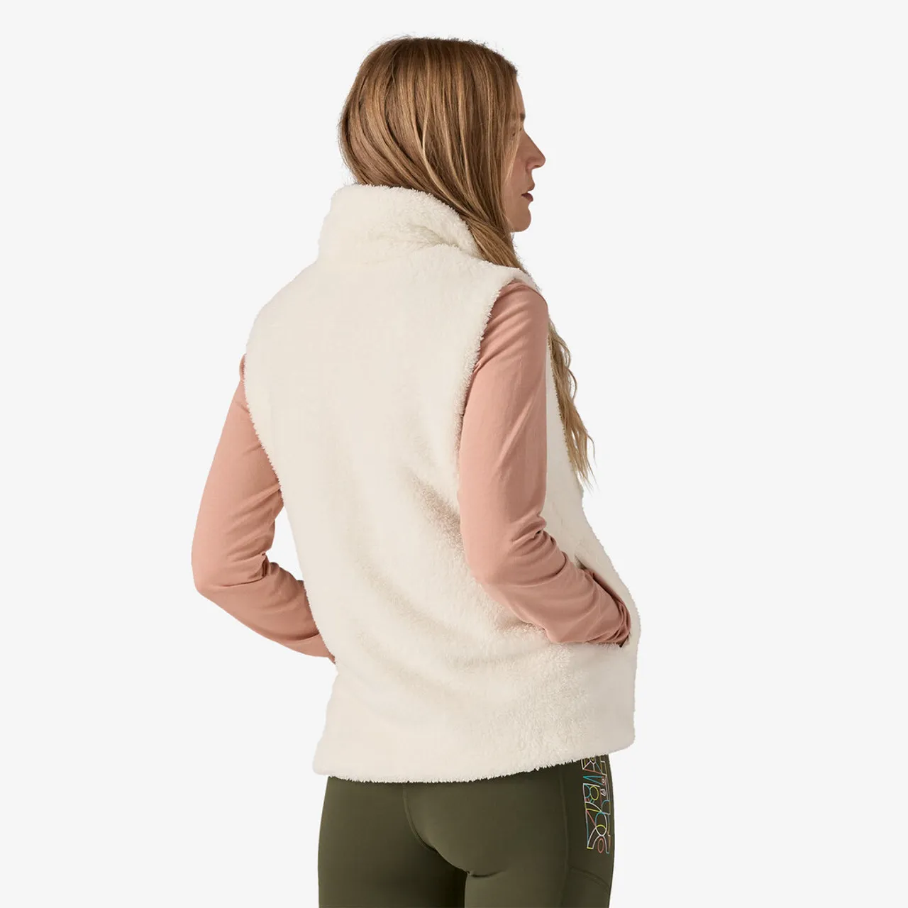 Patagonia Women's Los Gatos Fleece Vest: Birch White