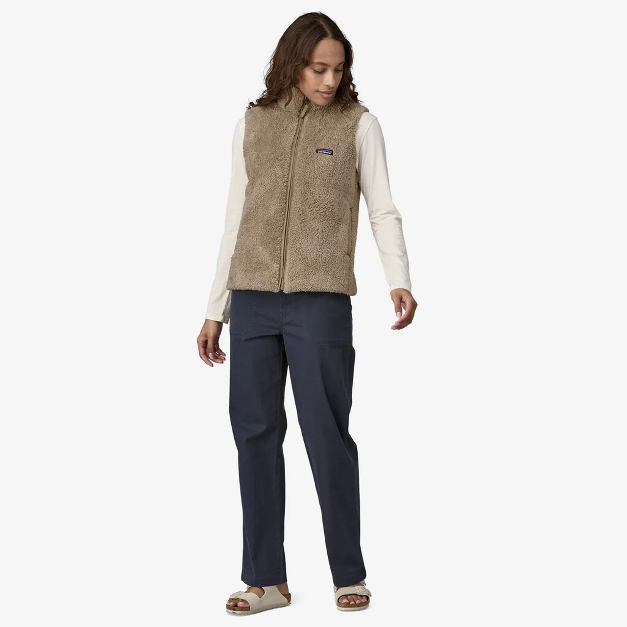 Patagonia Women's Los Gatos Fleece Vest: Seabird Grey