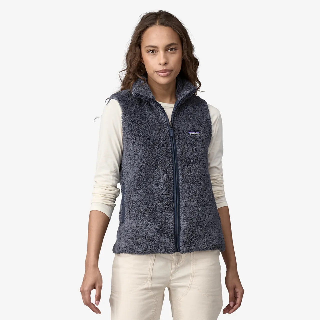 Patagonia Women's Los Gatos Fleece Vest: Smolder Blue