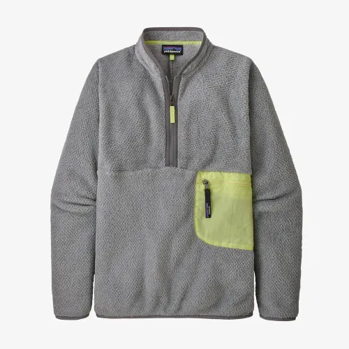 Patagonia Women's Re-Tool Fleece 1/2-Zip Pullover - Tailored Grey - Nickel X-Dye