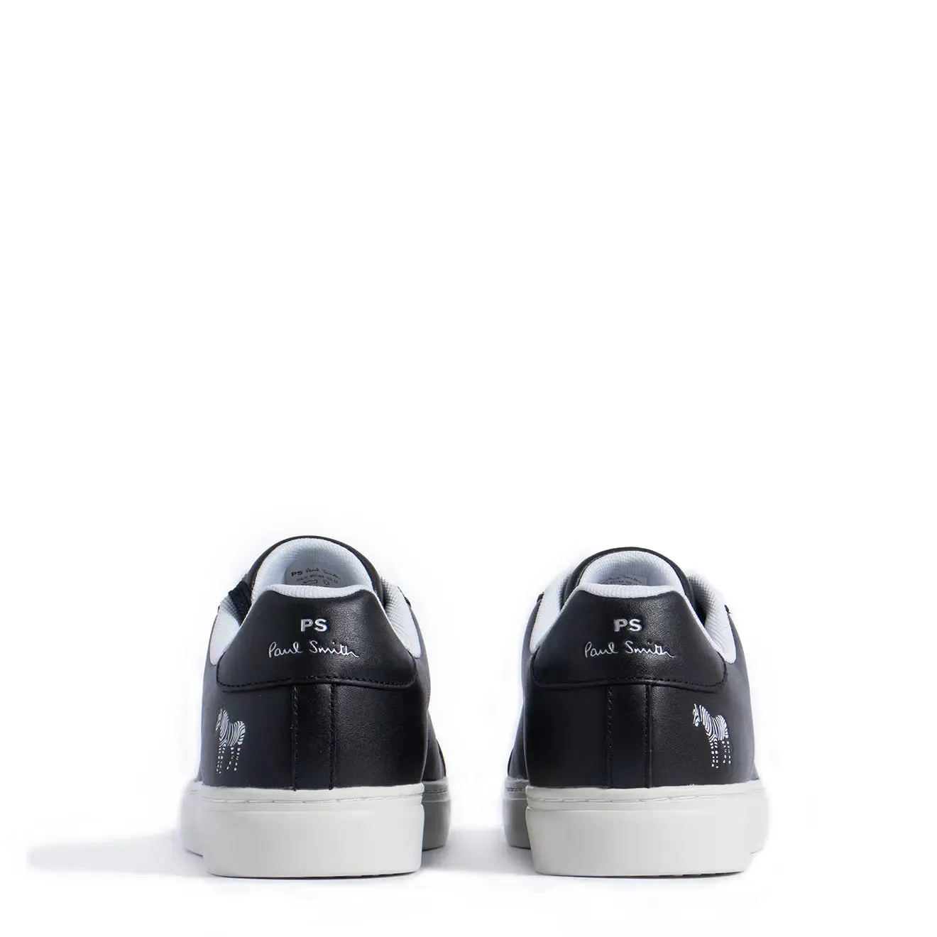 Paul Smith Leather Rex Trainers Black